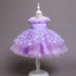 Princess Dress Wave Point Bow Full Dress