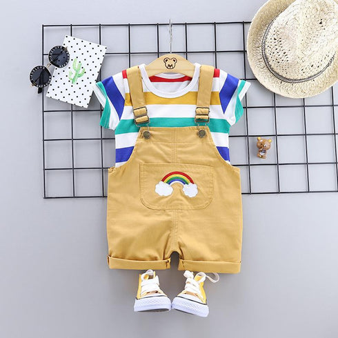 Summer Children's Rainbow Stripe Set