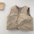 Baby Plaid Vest Baby Cotton Vest