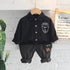 Boys spring and autumn leisure suit two-piece set