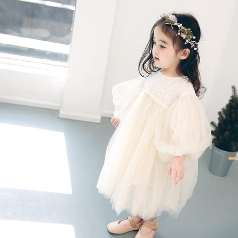 Gauze heavy industry dress princess skirt