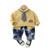 Spring and Autumn Boys Long Sleeve Set Two-Piece Set