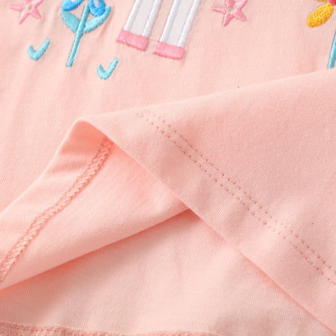 Girls Cotton Long Sleeve T-shirt European And American Style Cartoon Printed Round Neck Jacket