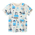 Summer Boys cartoon truck suit