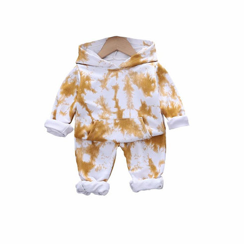 Children's Hooded Set Spring and Autumn Two-Piece Set