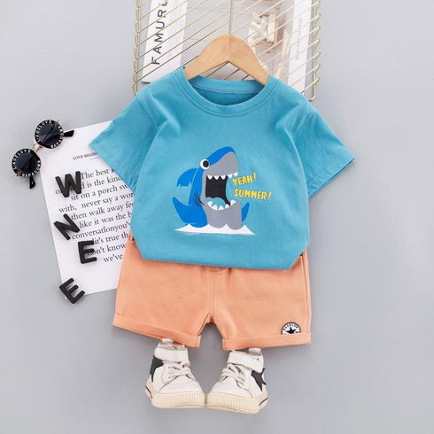 Boys' Summer Dress Sports Set Two-Piece Set