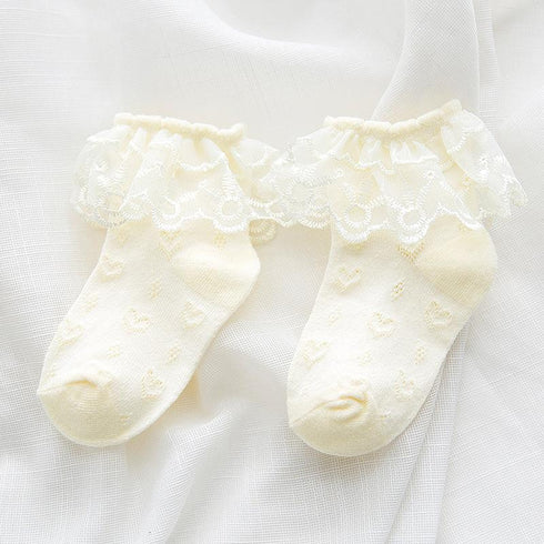 Baby Lace Solid Breathable Socks