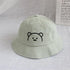 Baby Fisherman's Hat Bear Embroidered Sun Hat. Circumference 19 in. (48 cm)