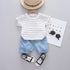 Boys summer suit two-piece set