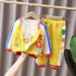 Spring and Autumn Boys Sports Baseball Suit Set of Three