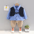 Boys spring and autumn leisure two-piece set
