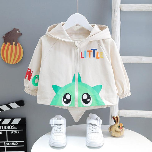 Children's Hooded Jacket Spring And Autumn Long Sleeve Jacket