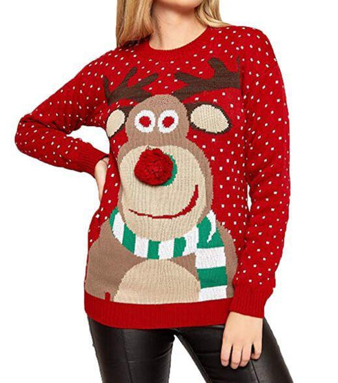 Christmas women's sweater knitwear
