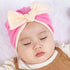 Spring and autumn baby cute bow Korean tire cap 14.9-17.3 inches