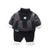 Winter children plus velvet padded suit two-piece set