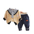 Spring and Autumn Boys Long Sleeve Suit Casual Pants Two-Piece Set