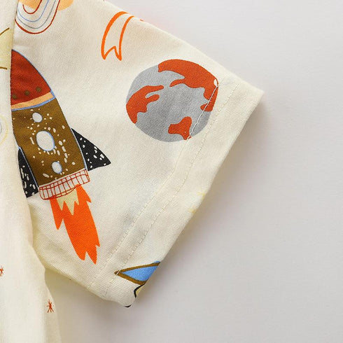 Summer boy rocket short sleeve