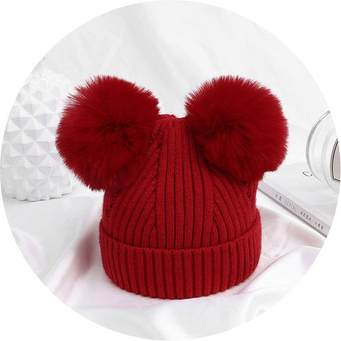 Children's Hat Warm Knitted Hat for Autumn and Winter
