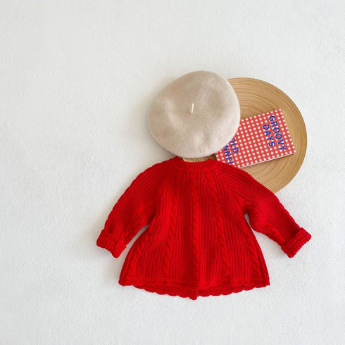 Handmade Ball Cotton Knitted Jacket