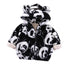 Winter boy plus velvet padded lamb velvet hooded coat