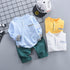Boys spring and autumn suit two-piece set