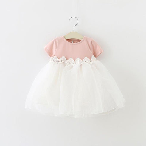 Summer New Baby Girl Princess Dress Big Bow Skirt Cute Lady
