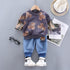 Children's Long Sleeve Sweatshirt Jeans Two-Piece Set