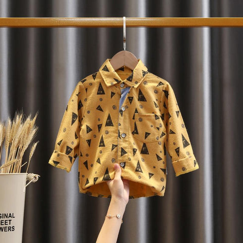 Boys spring and autumn suit two-piece set