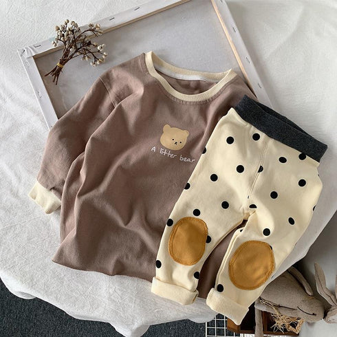 Spring and Autumn Long T-shirt Cartoon Long Sleeve Jacket