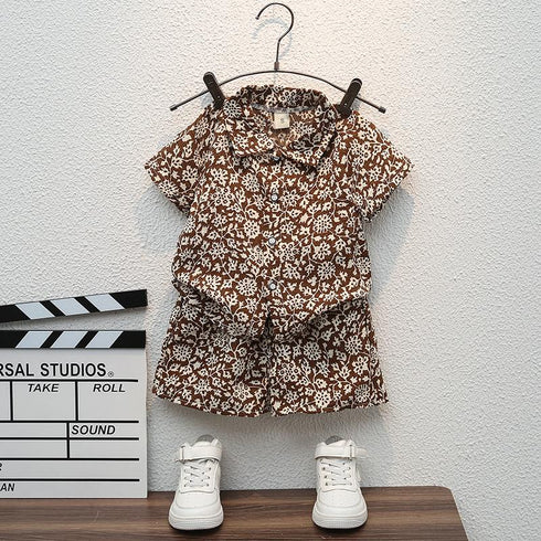 Children's Wear Shirt Set Two-Piece Set