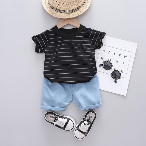 Boys summer suit two-piece set