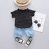 Boys summer suit two-piece set