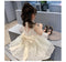 2022 Summer New Girl Pearl Doll Collar Dress Flower Girl Dress Dress Backless Love Princess Dress