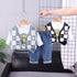 Children's Long Sleeve Knitted Cardigan Vest Set of Three