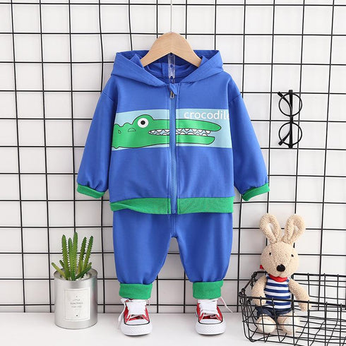 Boys spring and autumn suit two-piece set
