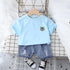Boys suit xia kuan short sleeve piece