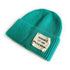 Cloth logo embroidery letter flanging knit cap 17.32-19.68 inches