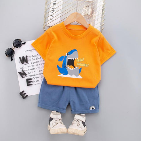 Boys' Summer Dress Sports Set Two-Piece Set