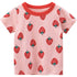 Summer girls new strawberry short sleeves