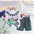 Boys summer short sleeve t-shirt two-piece set