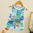 Children's Mesh Breathable Vest Shorts Two-piece Set