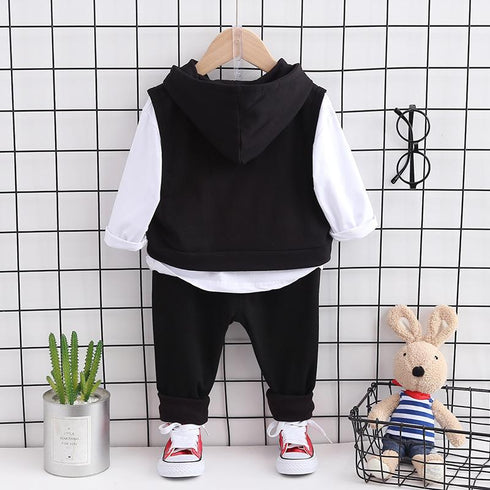 Boys spring and autumn suit two-piece set