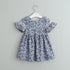 2022 New Girls Cotton Printed Dress Broken Flower Children's Dress