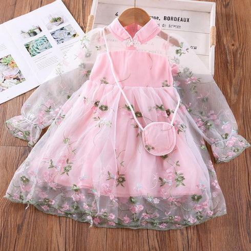 Girl's New Embroidered Dress