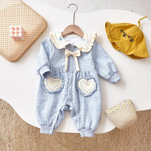 Baby Girl Autumn Jumpsuit Baby Princess Dress Ha