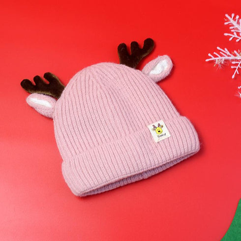 Children's Set of Christmas Scarf, Gloves and Beanie