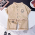 Boys summer suit short sleeve two-piece set
