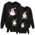 Christmas Dwarfs Creative Funny Printed Crewneck Jacket Parents and Children Parent-Child Series
