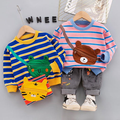 Spring and Autumn Boys' Wear Two-Piece Set