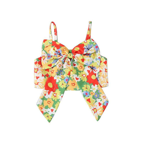 Summer girls French floral camisole